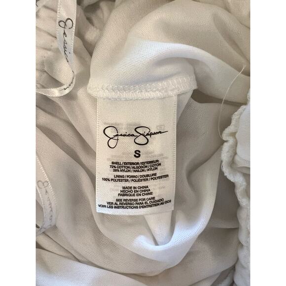 Jessica Simpson NWT White Norah Lace Romper Juniors Size S - Picture 4 of 6